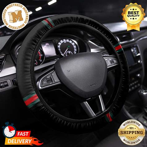 black gucci steering wheel cover|mugteeco steering wheel cover.